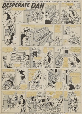 Lot 142 - Original comic artwork for Desperate Dan