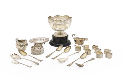 Lot 63 - A collection of silver items