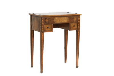 Lot 428 - A rosewood and inlaid dressing table