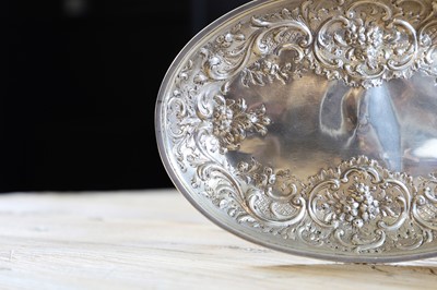 Lot 239 - A small silver tray