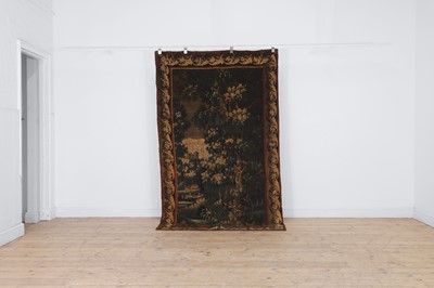 Lot 597 - A verdure tapestry panel