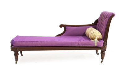 Lot 525 - A Victorian chaise longue