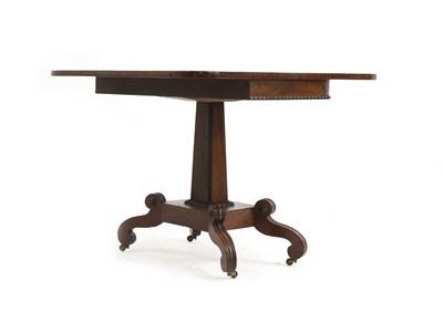 Lot 636 - A Victorian mahogany fold over card table