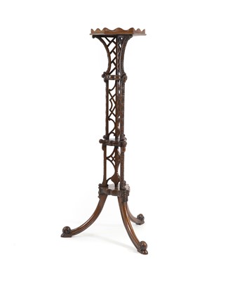 Lot 511 - A mahogany hexagonal stand