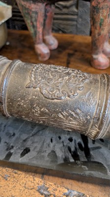 Lot 131 - A bronze signal cannon