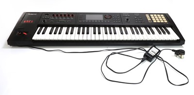 Lot 255 - A Roland FA06 synthesizer keyboard