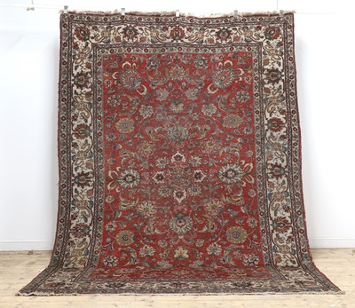 Lot 290 - A Heriz carpet