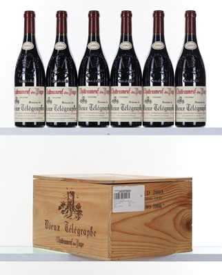 Lot 106 - Chateauneuf-du-Pape, Domaine du Vieux Telegraphe, 2003