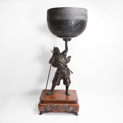 Lot 275 - A Japanese bronze okimono