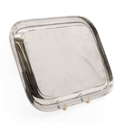 Lot 12 - A silver dressing table dish