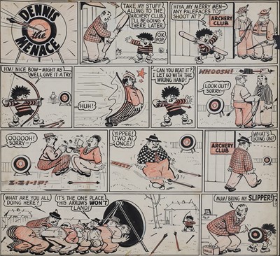 Lot 134 - Original comic artwork for 'The Beano'