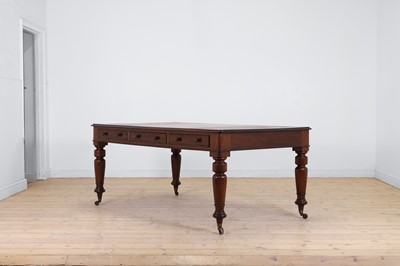 Lot 380 - A Victorian mahogany library table