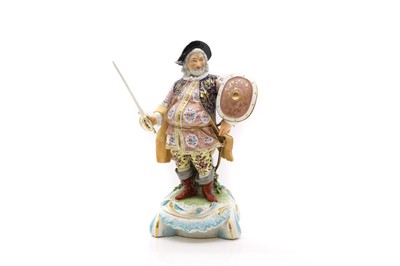 Lot 151 - A large Derby porcelain figure