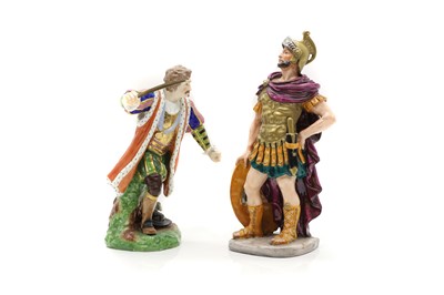 Lot 85 - A Derby porcelain theatrical figure