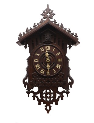 Lot 298 - A Black Forest cuckoo wall clock