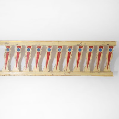 Lot 189 - Three sections of painted balustrade