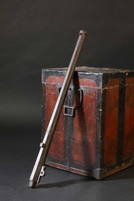 Lot 368 - A Japanese matchlock steel barrel