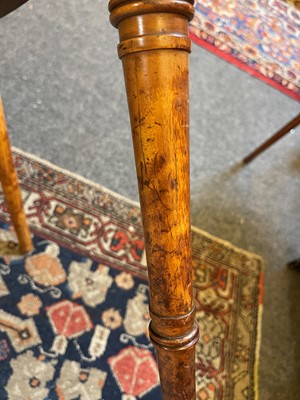 Lot 454 - A set of four Victorian Aesthetic period satinwood side chairs by Howard & Sons