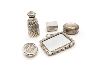 Lot 42 - A collection of silver dressing table items