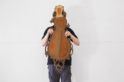 Lot 416 - A Chippendale period carved and giltwood mirror