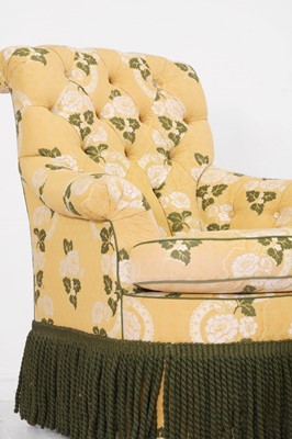 Lot 399 - A Victorian-style armchair by Colefax & Fowler