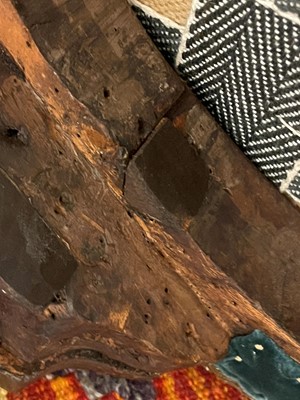 Lot 392 - A George I walnut shepherd's crook armchair