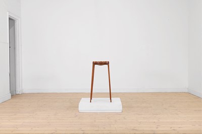 Lot 427 - A George III satinwood, sycamore and amaranth kettle stand