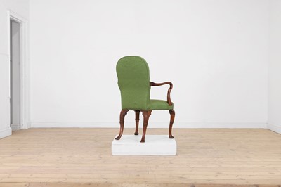 Lot 438 - A George I walnut shepherd's crook armchair