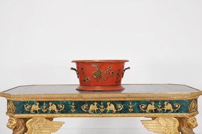 Lot 456 - A toleware wine cooler