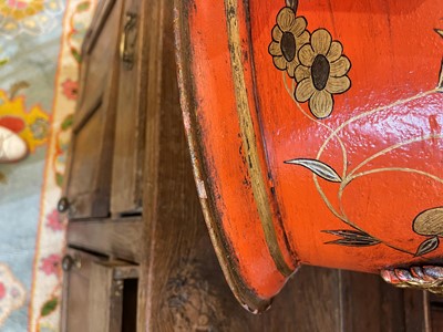 Lot 456 - A toleware wine cooler