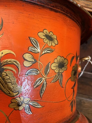 Lot 456 - A toleware wine cooler