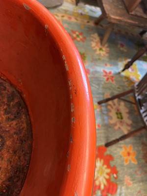 Lot 456 - A toleware wine cooler