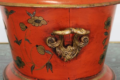 Lot 456 - A toleware wine cooler