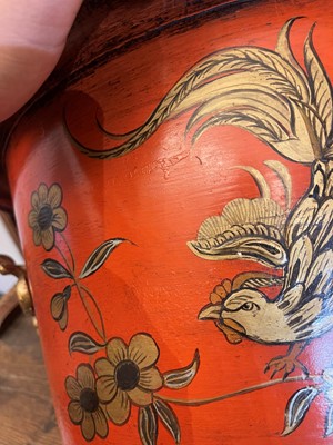 Lot 456 - A toleware wine cooler