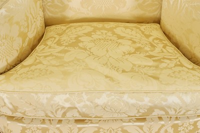 Lot 448 - A George I walnut and beech wing armchair