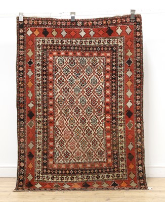 Lot 495 - A hand knotted Caucasian rug