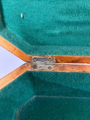 Lot 421 - A George III inlaid satinwood workbox
