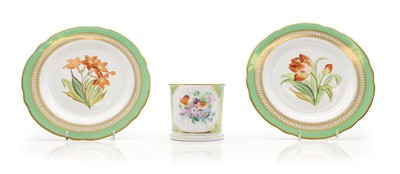 Lot 206 - A pair of Coalport cabinet plates