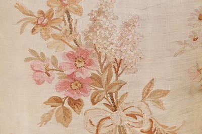 Lot 412 - A pair of wool and silk tapestry cushions