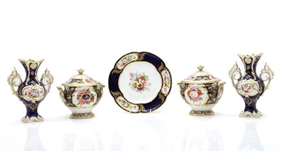 Lot 158 - A collection of English bone china porcelain