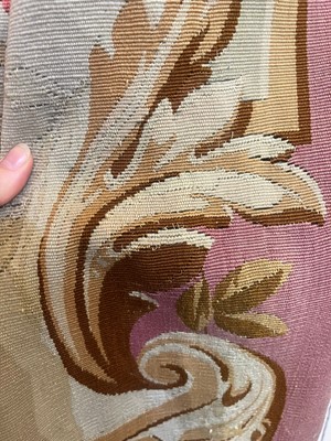 Lot 403 - A pair of Aubusson tapestry wall hangings