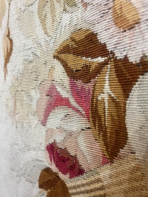 Lot 403 - A pair of Aubusson tapestry wall hangings