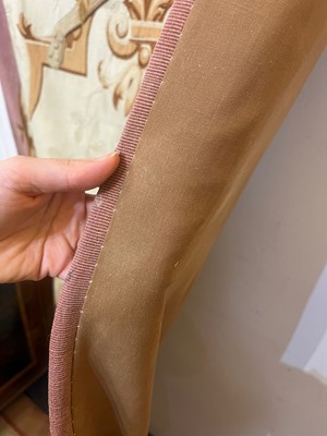 Lot 403 - A pair of Aubusson tapestry wall hangings