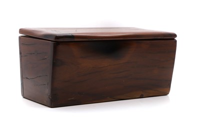 Lot 120 - A Chinese padouk wood box