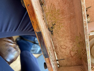 Lot 398 - A Regency rosewood and boxwood games table