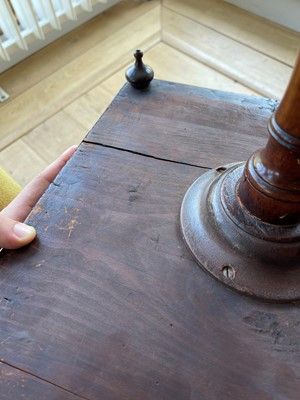 Lot 398 - A Regency rosewood and boxwood games table