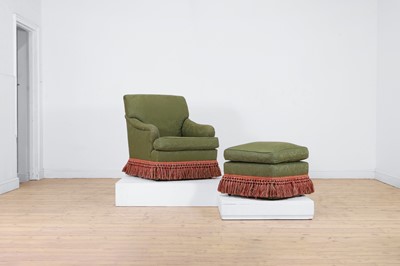 Lot 397 - An upholstered easy armchair by Kingcome