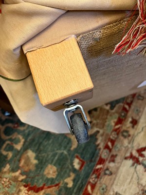 Lot 397 - An upholstered easy armchair by Kingcome