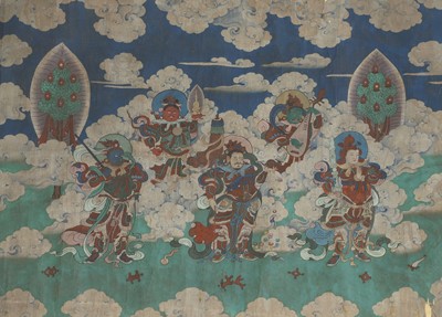 Lot 453 - A Chinese Daoist ritual painting