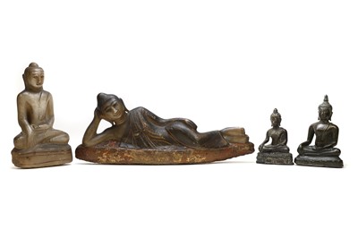 Lot 245 - A group of four Thai buddhas